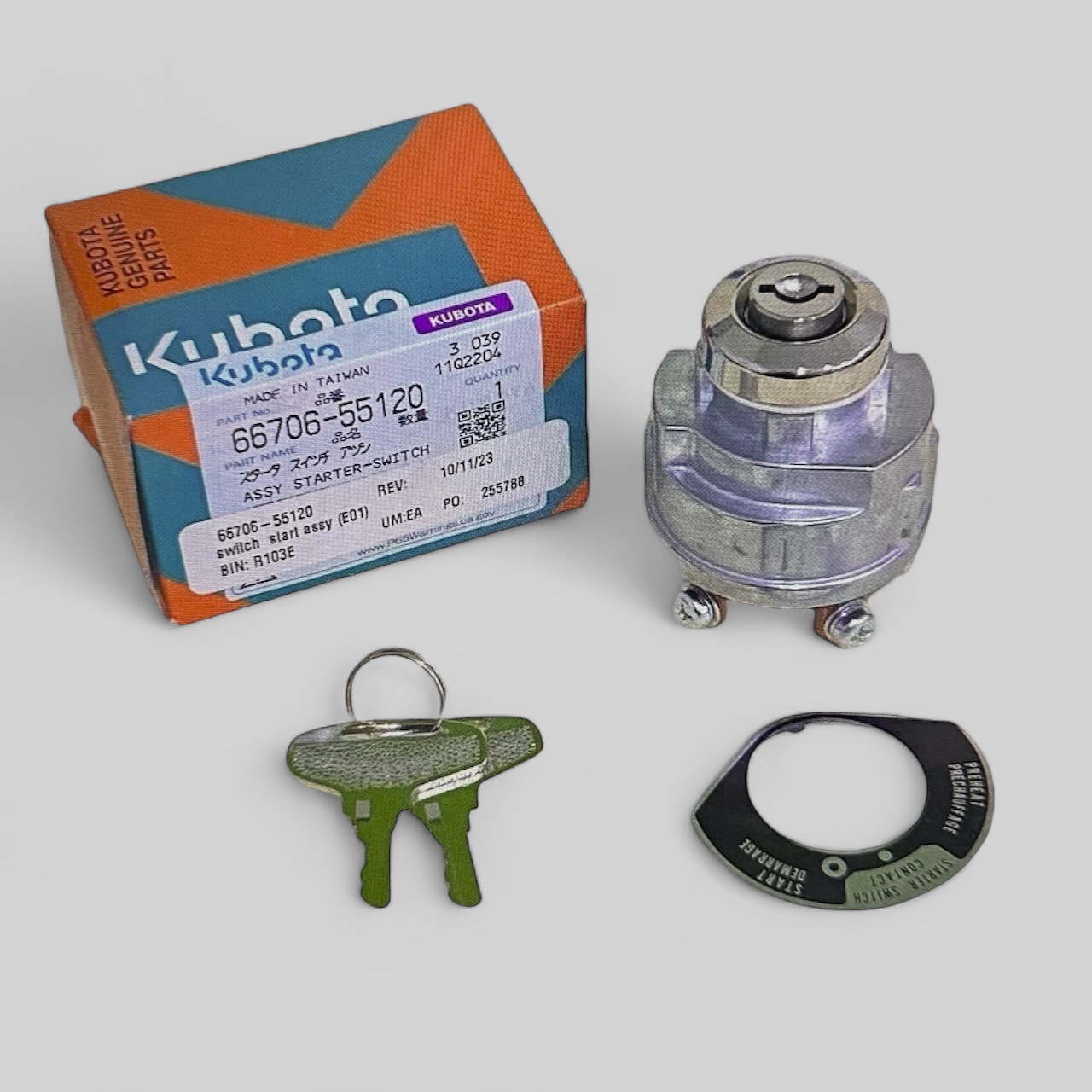 66706-55120 STARTER- SWITCH ASSY. W/ KEYS