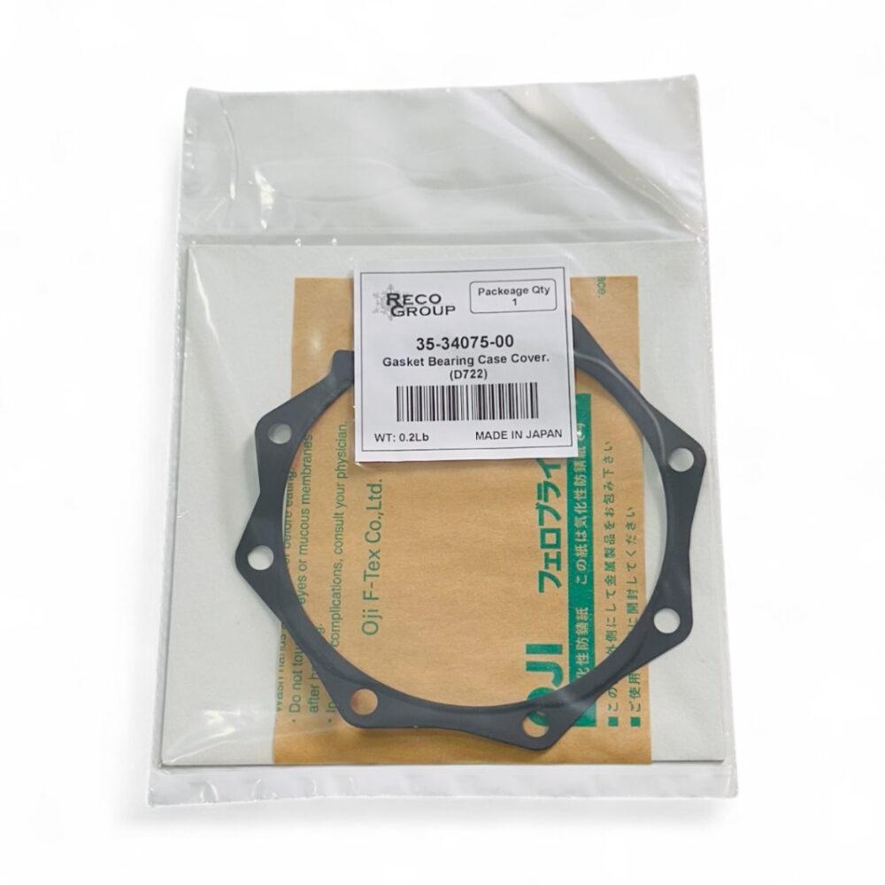 25-34075-00 Gasket Bearing Case Cover. (D722)